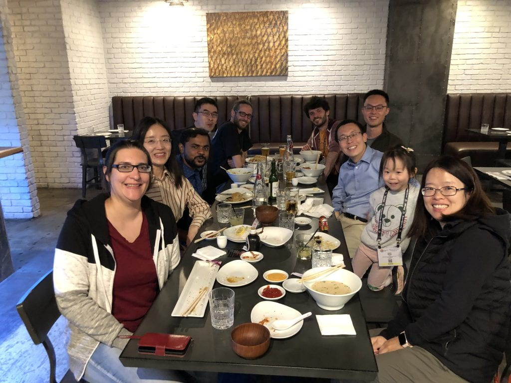 Members of the Wang Neuroscience Lab at SfN 2022.