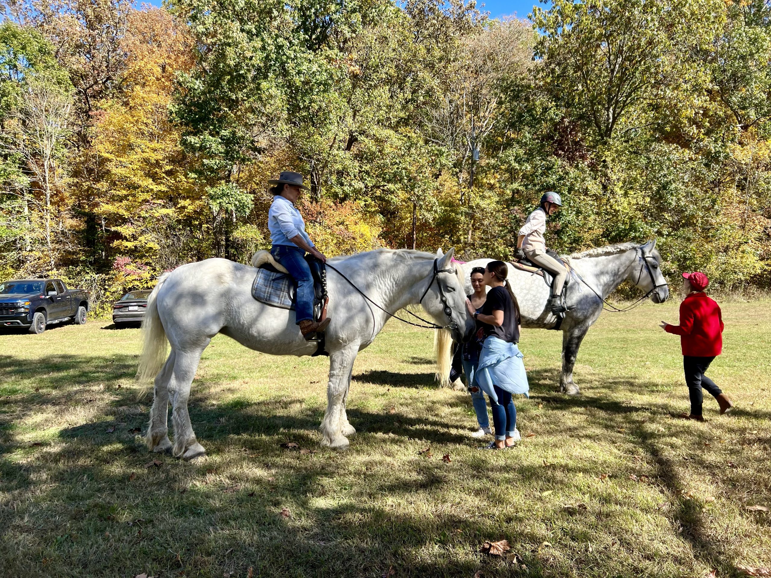 Horseback riding at Hulett Farm
