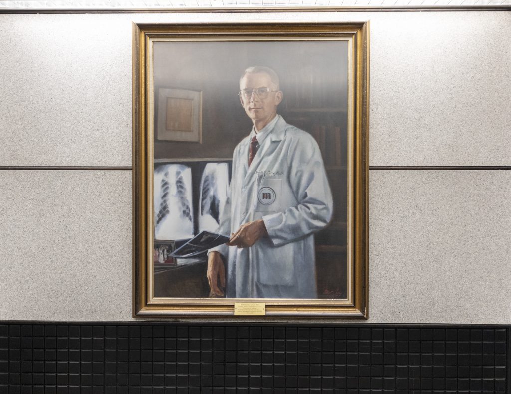 Portrait of Ronald G. Evens, MD.