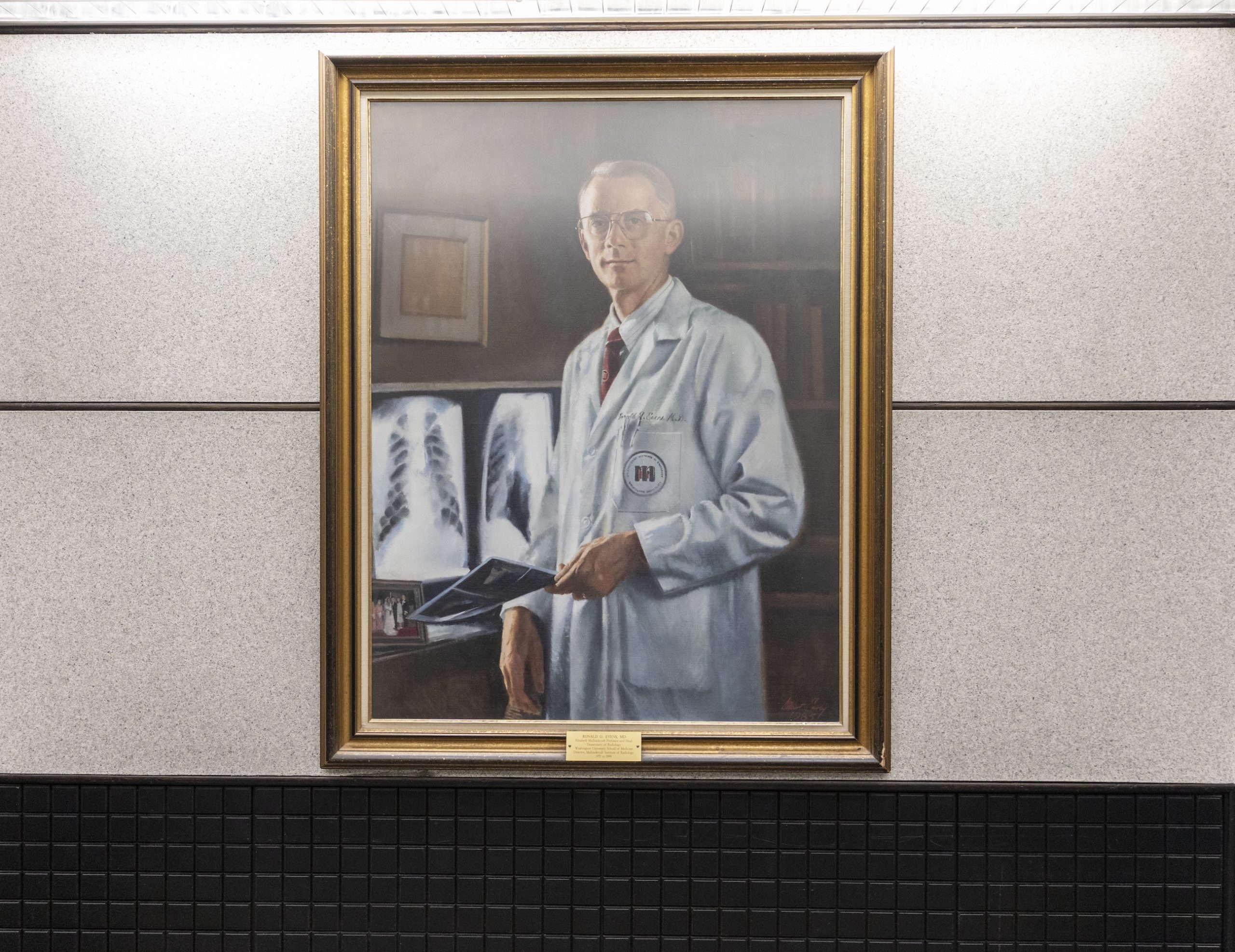 Portrait of Ronald G. Evens, MD.